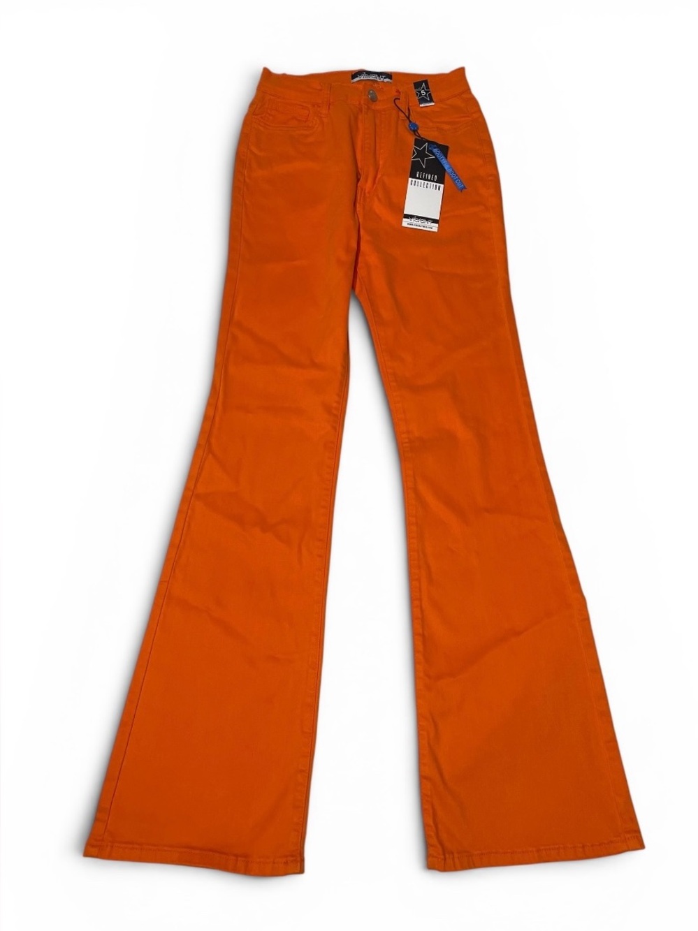 Vibrant MIU Bootcut Orange Soft Jeans with Tag - Picture 2 of 10